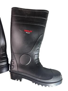 Tingley Black Pilot 15 PVC waterproof Knee Boots 7